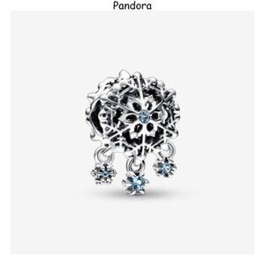 Pandora Icy Snowflake Drop Charm